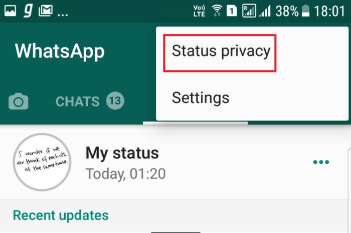 Control WhatsApp Status Visibility Easily